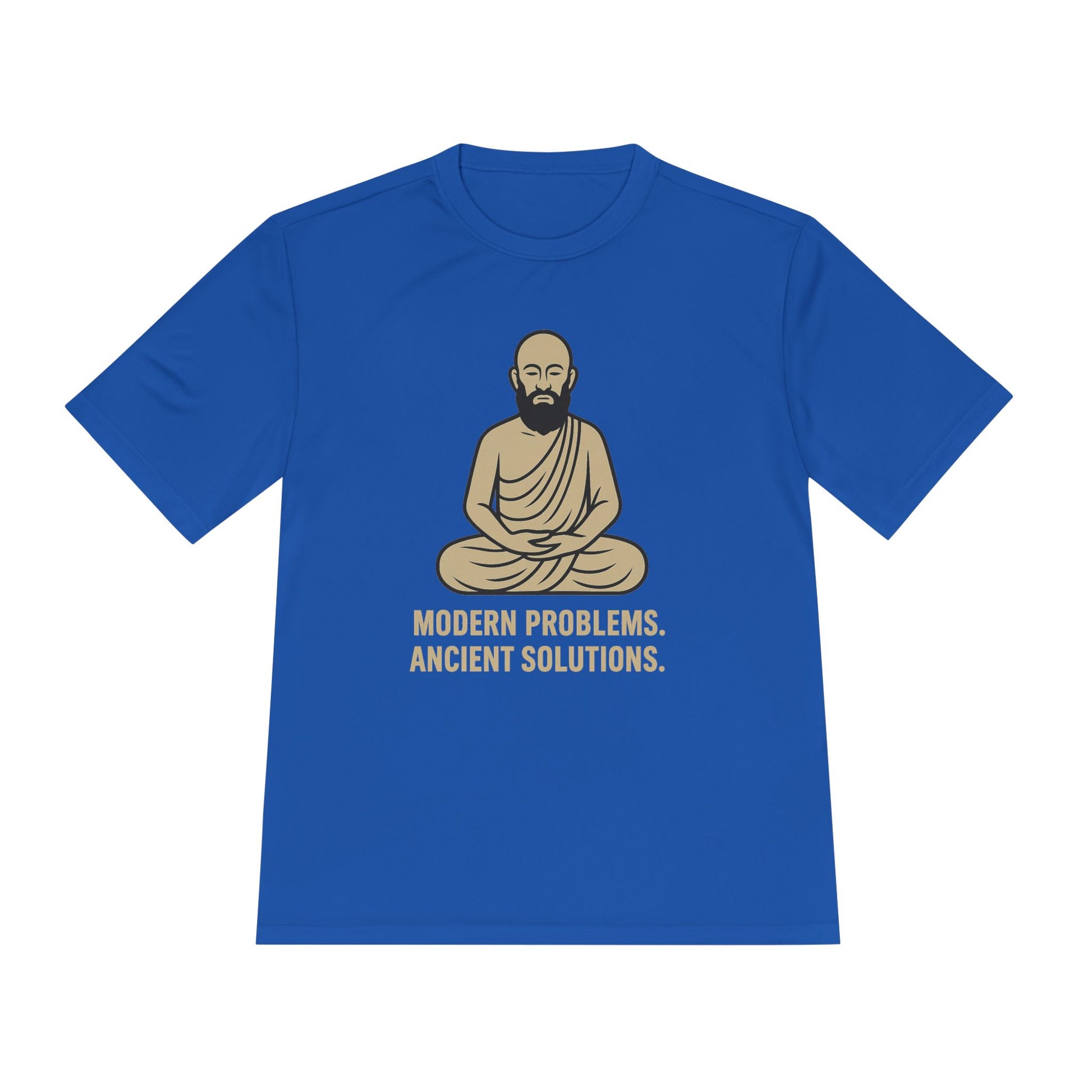 Monk Mode Unisex Tee, Modern Problems Ancient Solution Gym T-Shirt, Workout Shirt, Fitness Top, Moisture Wicking Athletic Tee