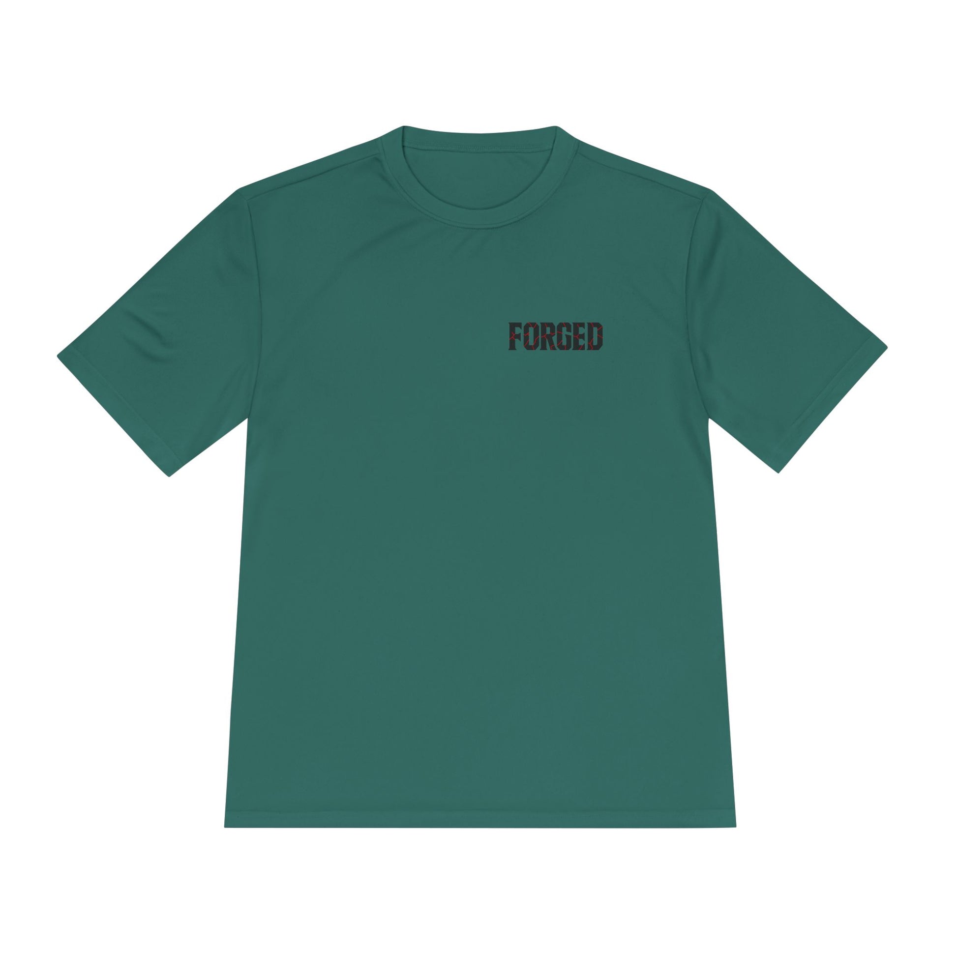 FORGED Athletic Moisture Wicking Tee for Disciplined Gym Goers, Athletic Workout Shirt, Forged Gym Brand, Hardworking Fitness T-Shirt,