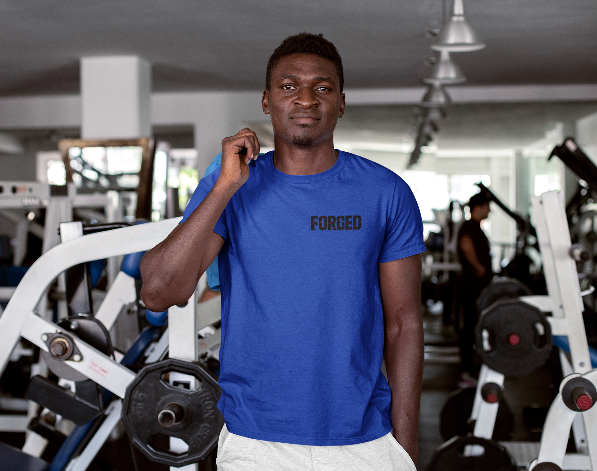 FORGED Athletic Moisture Wicking Tee for Disciplined Gym Goers, Athletic Workout Shirt, Forged Gym Brand, Hardworking Fitness T-Shirt,