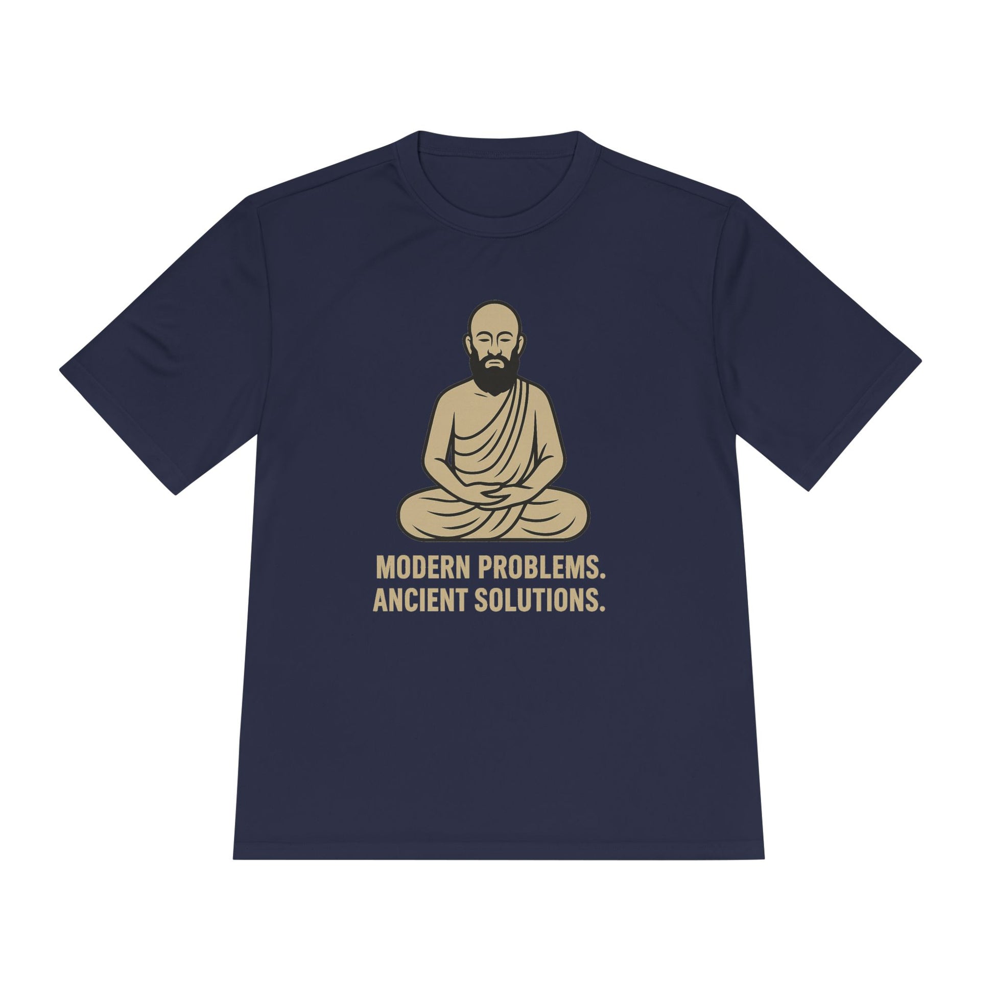 Monk Mode Unisex Tee, Modern Problems Ancient Solution Gym T-Shirt, Workout Shirt, Fitness Top, Moisture Wicking Athletic Tee
