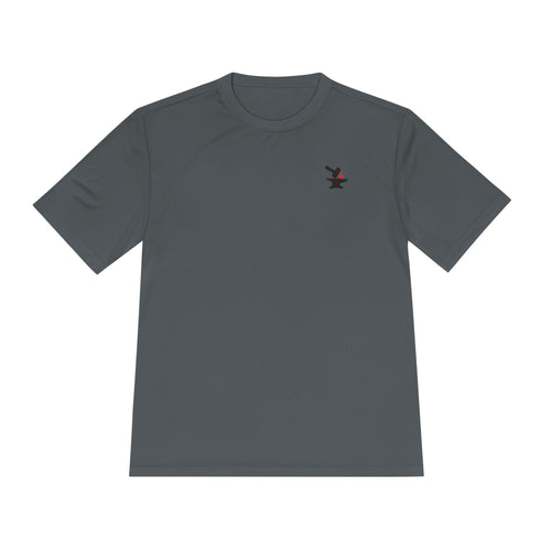 Forged Strength Men's Moisture Wicking Tee, Hammer Anvil Spark Fitness Shirt, Workout Apparel, Athletic Gym T-Shirt, Intense Resilient