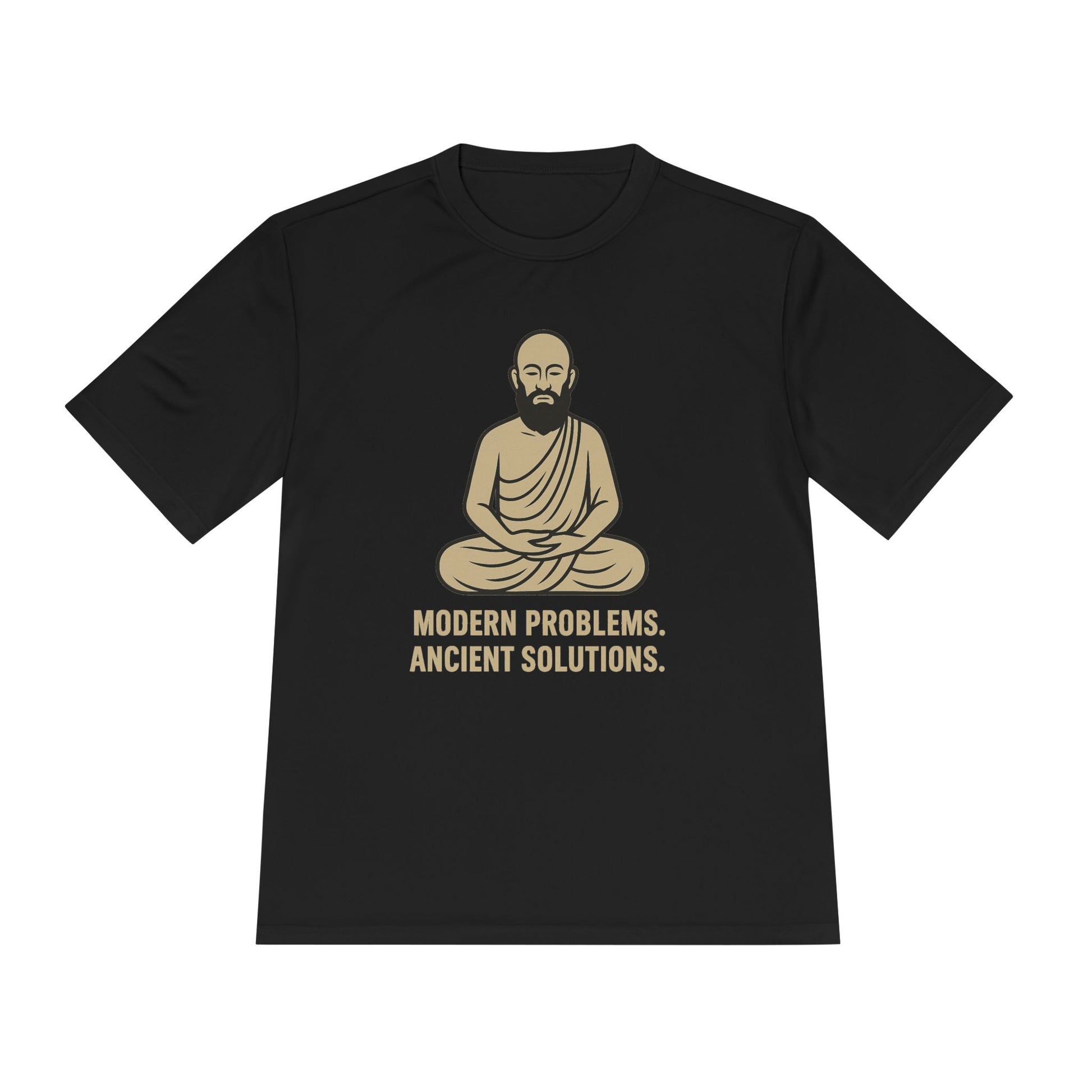 Monk Mode Unisex Tee, Modern Problems Ancient Solution Gym T-Shirt, Workout Shirt, Fitness Top, Moisture Wicking Athletic Tee